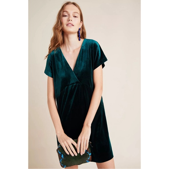 Anthropologie Nancy Green Velvet Tunic Dress NWT SZ 1X - Picture 5 of 16
